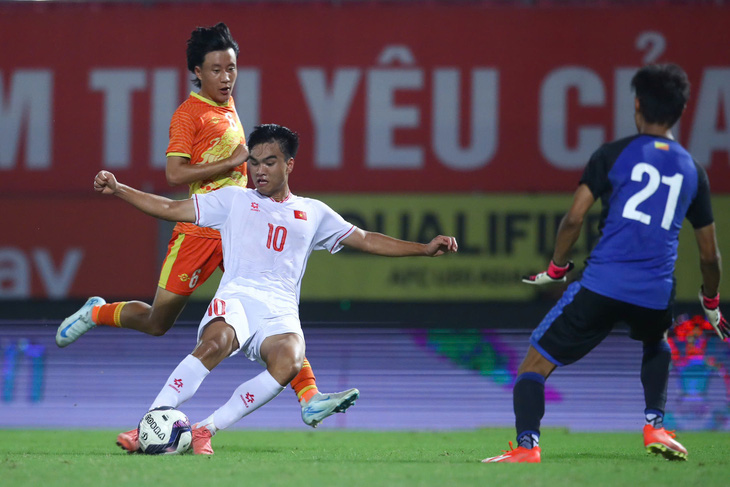 U20 Việt Nam thắng dễ 5-0 trước U20 Bhutan - Ảnh 1.